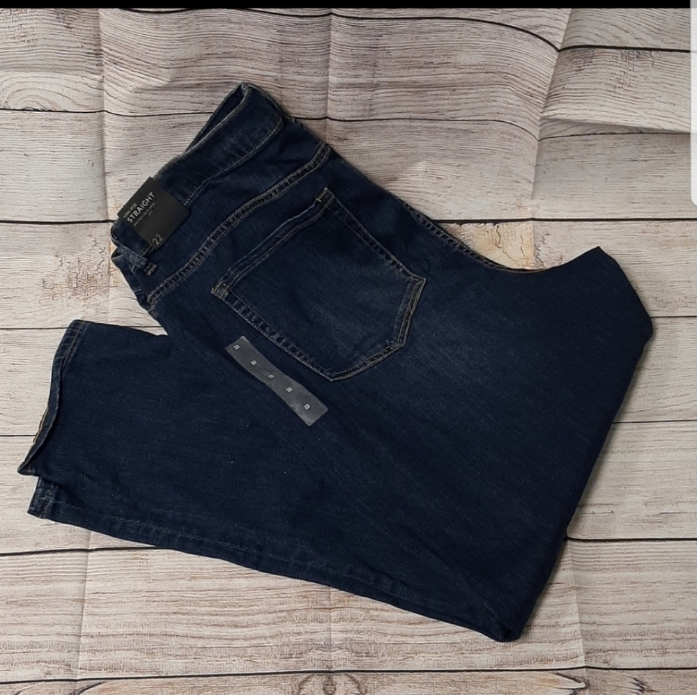 Lane Bryant low rise straight jeans
